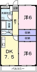 サンパティークの物件間取画像